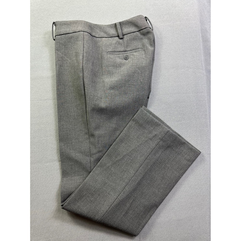 Talbots Women's Gray Straight Leg Dress Pants Workwear Trousers Size 8P
